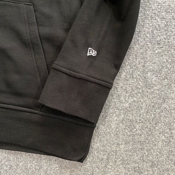 Los Angeles LA Kings Wordmark Logo New Era Hoodie Womens Medium Black NHL Hockey - Picture 12 of 15